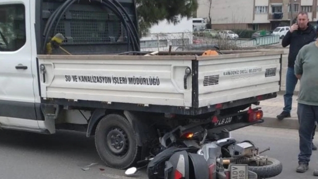 Solak yol ayrımında kaza... 1 yaralı...