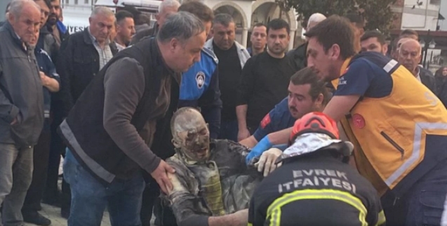 Şehrin Göbeğinde Dehşet: Kendini Ateşe Verdi