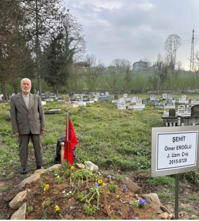 Şehit babası son yolculuğuna uğurlandı…