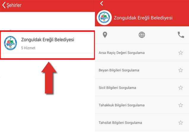 KDZ. EREĞLİ BELEDİYESİ ‘E-DEVLET KAPISI’NDA...
