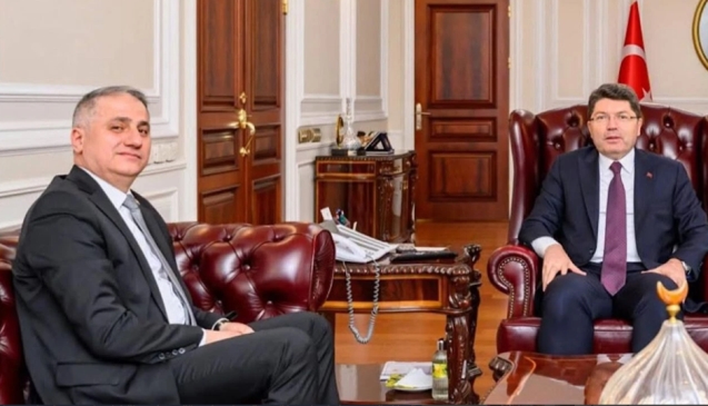 Saffet Bozkurt, Adalet Bakanı Yılmaz Tunç’u ziyaret etti...