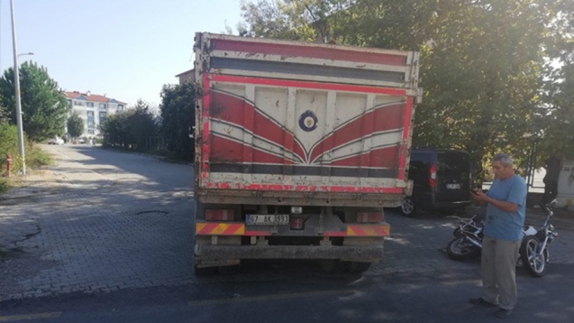 Motosiklet sürücüsü ağır yaralandı...
