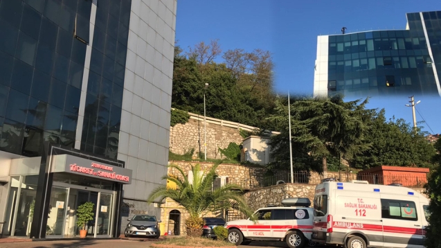 TSO binasına çıkarak intihar girişiminde bulundu...