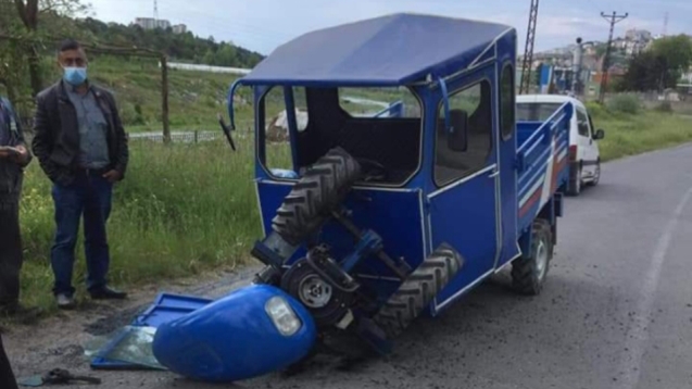 Patpat kazası... 2 yaralı...