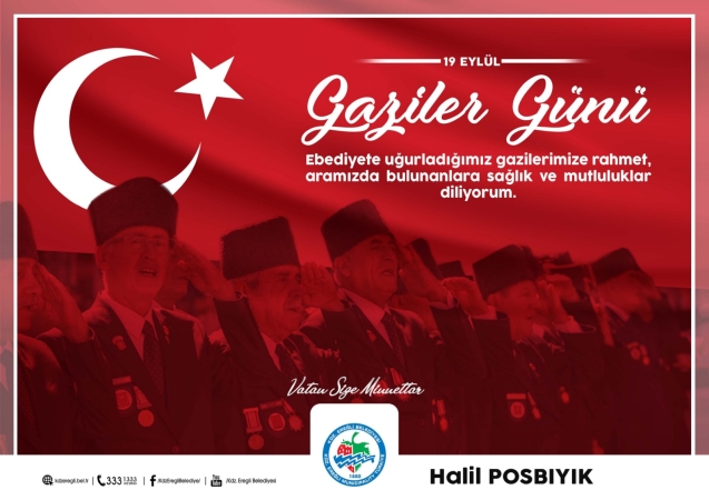 GAZİLERİMİZİN ÖNÜNDE SAYGIYLA EĞİLİYORUZ...