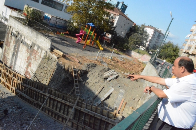 Durmuyor, çalışmaları yerinde inceledi…