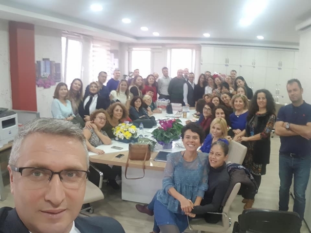 Mesai arkadaşlarını unutmadı…