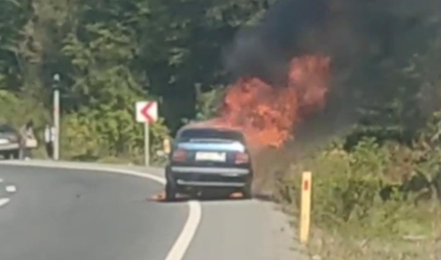 Aniden alevler içinde kaldı... 