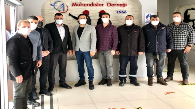 Yılmaz, Erdemir Mühendisler Derneği’ni ziyaret etti.