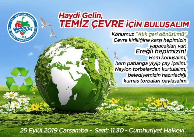 TEMİZ ÇEVRE İÇİN EL ELE...