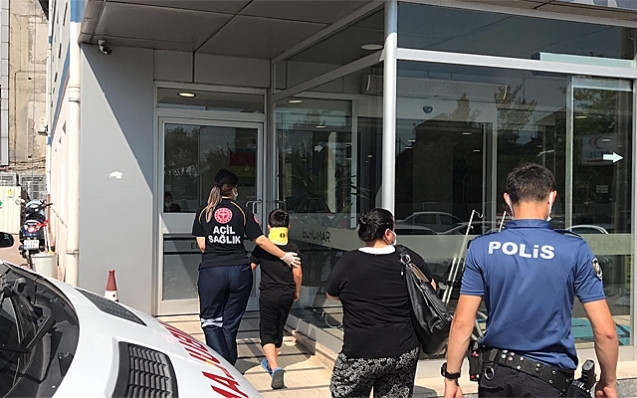 Küçük çocuğa çarpıp kaçtı...