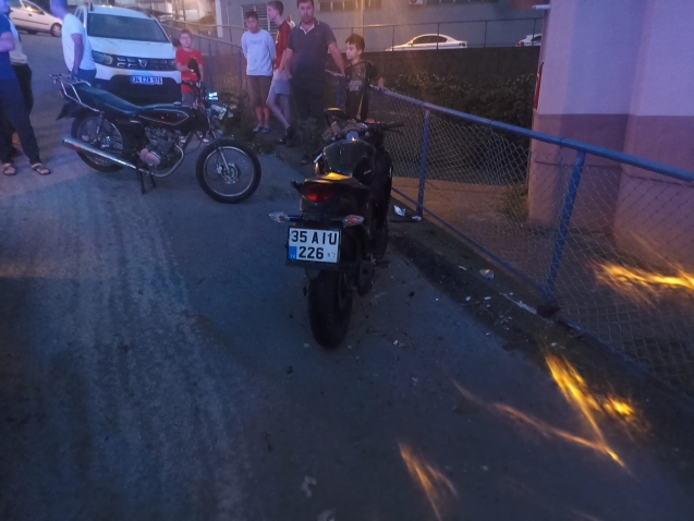 Hakimiyetini kaybeden sürücü hastanelik oldu...