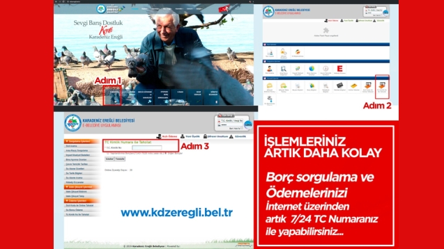İNTERNETTEN ÖDEMELER ARTIK DAHA KOLAY...