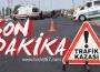 Trafik kazası... 1 yaralı....