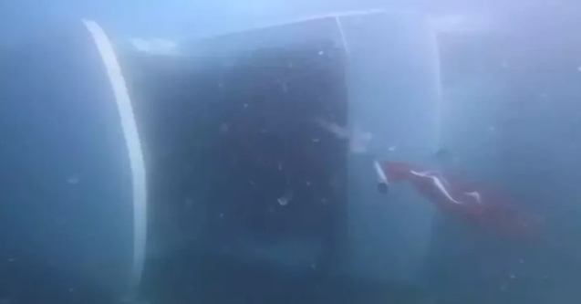 Batan lüks yatın su altındaki görüntüleri ortaya çıktı...