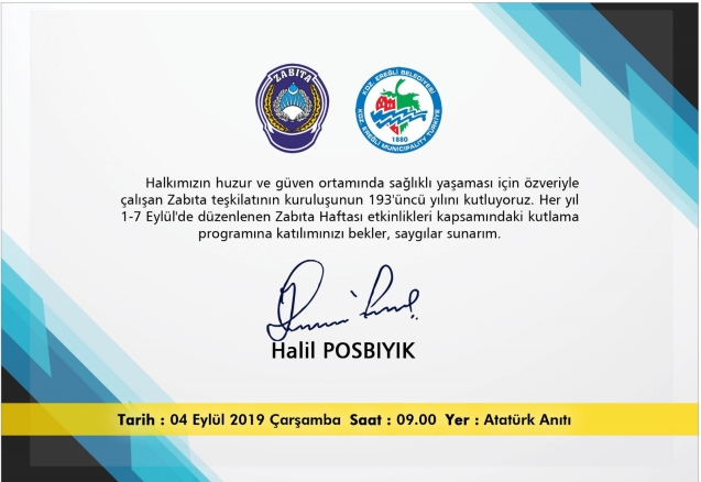 ZABITA HAFTASI KUTLANIYOR