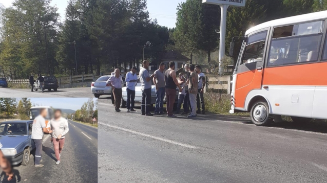 Yol verme kavgasında kan aktı...