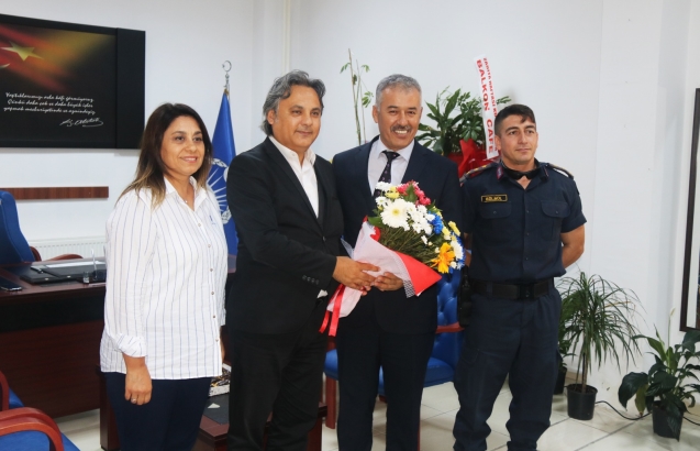 EMNİYET MÜDÜRÜ VE KOMUTAN, ZABITAYI ZİYARET ETTİ