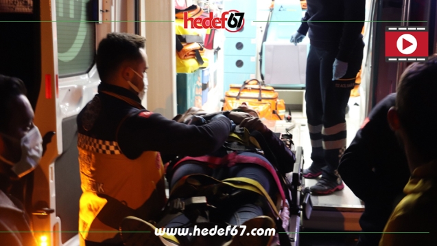 Motosiklet kazası 1 yaralı…