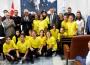 KIZ FUTBOL TAKIMI, ALTINLA ÖDÜLLENDİRİLDİ