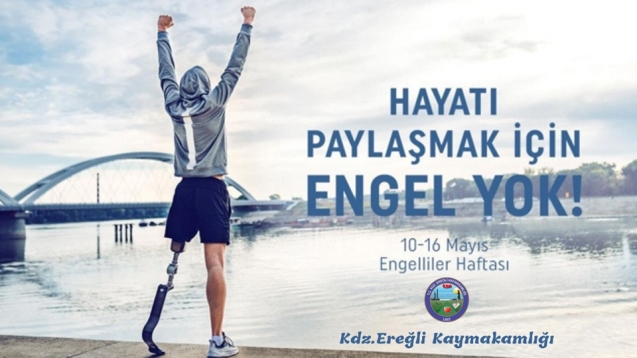 Kaymakam Yapıcı Engelliler haftasını kutladı…
