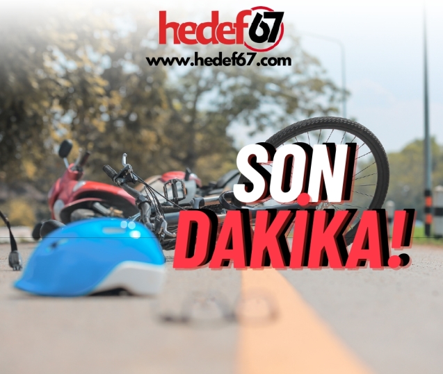 Alkollü bisiklet sürücüsü düşerek yaralandı...