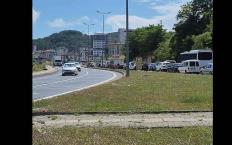 Yol çalışması ışıklar trafiği kilitledi…