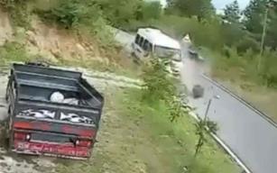 Feci kazanın güvenlik kamera görüntüleri ortaya çıktı...