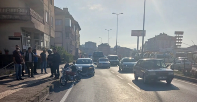 Otomobil önce araca, sonra motosiklete çarptı...