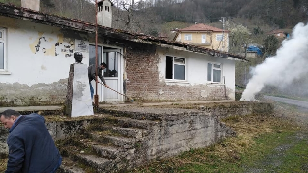 KARAKAVUZ'DA CEM EVİ BAKIM ONARIMI BAŞLADI...
