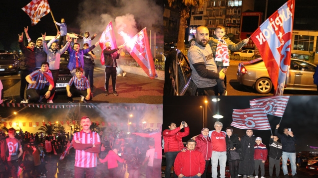 Trabzonspor şampiyonluğunu coşkuyla kutladı...