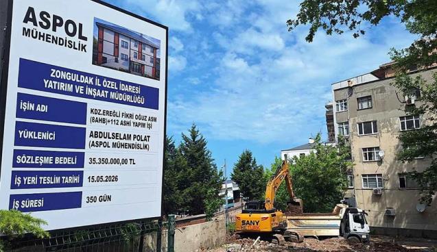 Firma teslim aldı… Çalışmalara başlandı…
