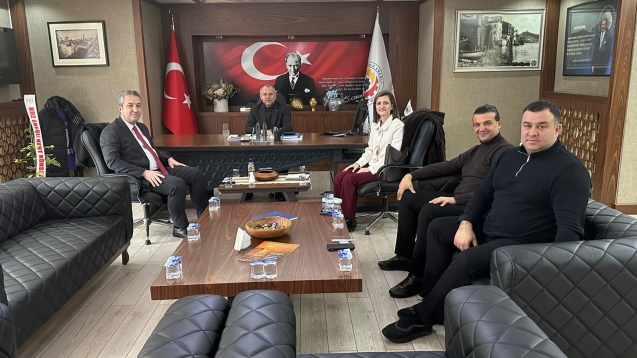 Denizbank müdüründen TSO’ya ziyaret…