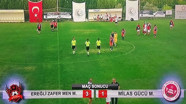 EREĞLİ GRUBU LİDER BİTİRDİ : 3-1