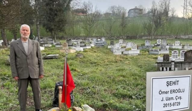 Şehit babası son yolculuğuna uğurlandı…