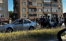 Yayaya yol verecekti… Kaza beraberinde geldi…