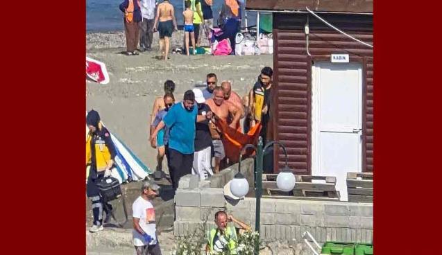Korku dolu anlar: Boğulma tehlikesi geçirdi…