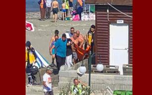 Korku dolu anlar: Boğulma tehlikesi geçirdi…