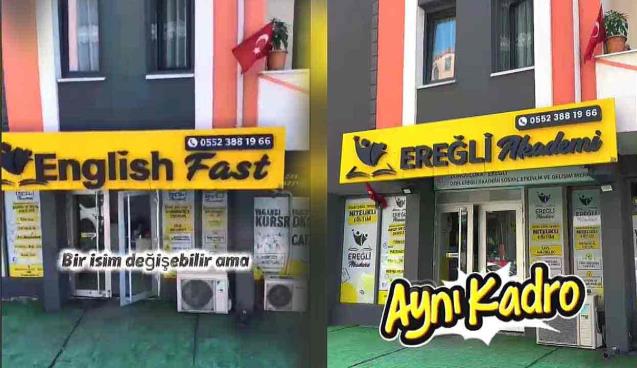 English Fast’in güveniyle.. Ereğli Akademi adıyla…