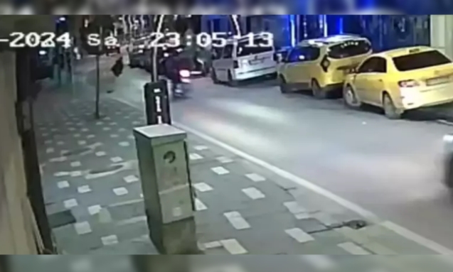 KARŞIDAN KARŞIYA GEÇMEK İSTERKEN HASTANELİK OLDU...