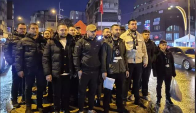 Zonguldak Kömürspor taraftarı eylem yaptı...