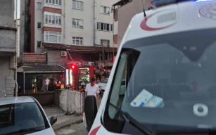 Metruk iş yerinde yangın... Mahalleli rahatsız...