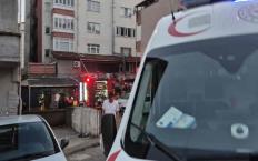 Metruk iş yerinde yangın... Mahalleli rahatsız...