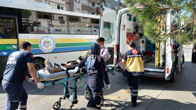 Motosiklet kazasında bir kişi yaralandı.