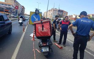 Mıcıra kaptırdı... Motoru yatırdı…