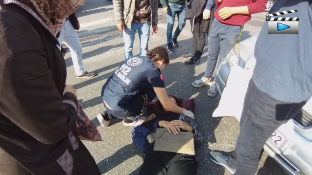 YARALI KADININ GÖZYAŞLARI...