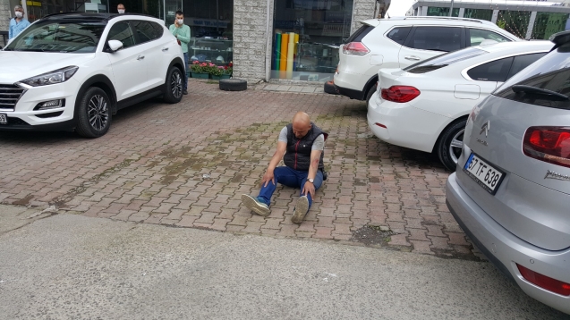 KURYE SÜRÜCÜSÜ YARALANDI...