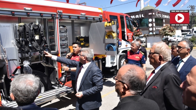 BÖLGENİN EN DONANIMLI İTFAİYE ARACI...