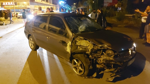 Alkollü sürücü park halindeki araçları biçti...