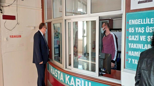 Vali Mustafa Tutulmaz, Atatürk Devlet Hastanesi’ni denetledi
